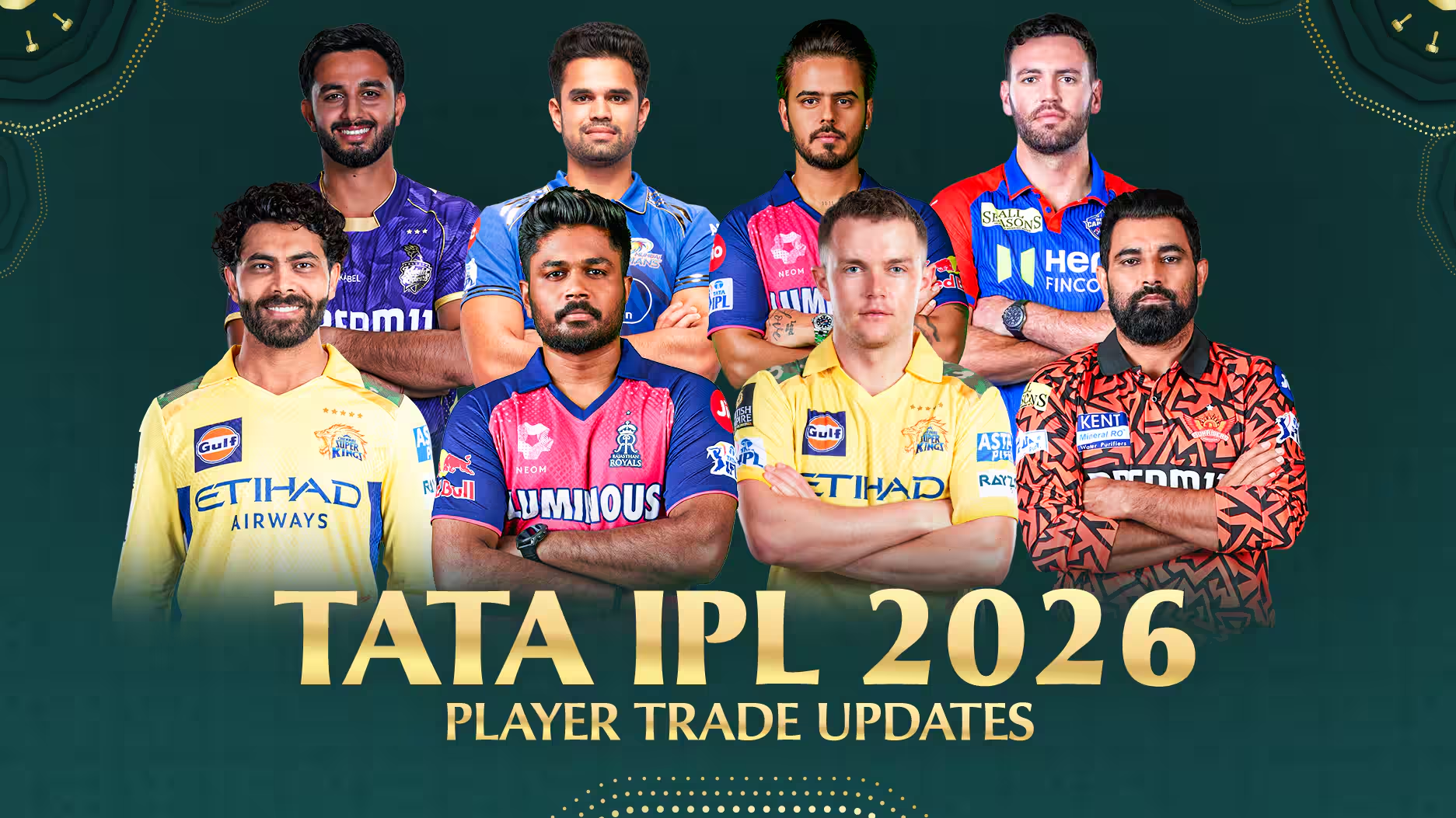 IPL 2026 all teams and captains - Gobook9